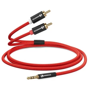 ANNNWZZD RCA auf 3,5 mm Audiokabel – Phono zu Klinkenkabel für HiFi, Lautsprecher, AMP UK - Bild 1 von 9