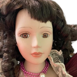 Vintage The Rose Collection Pearl Doll Limited Edition Goldenvale 1-2000 Brown - Picture 1 of 12