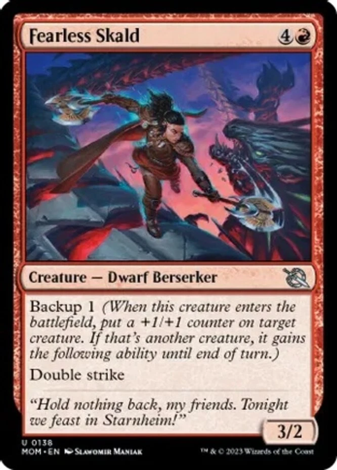 x1 Fearless Skald - March of the Machines - NM - MTG - Image 1 of 1