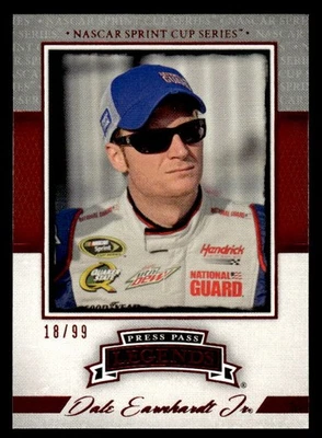 Dale Earnhardt Jr. 2013 Press Pass Legends Red #/99 #42 Hendrick Motorsports ESE - Image 1 of 2