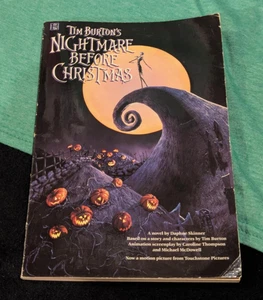 Touchstone Pictures Tim Burton's Nightmare Before Christmas NMBC Novel Book - Picture 1 of 4