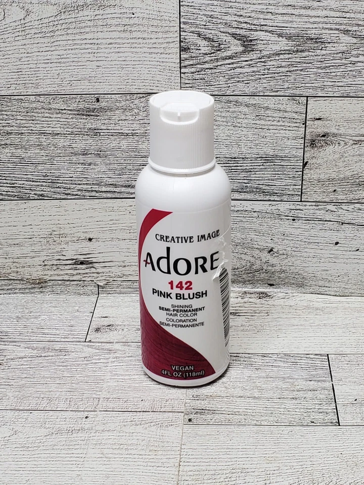 Color de cabello semipermanente Adore, rubor rosa 142 - 4 fl oz Foto 1 de 1