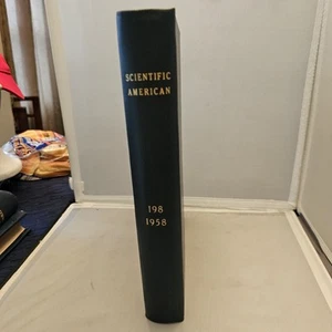1958 Scientific America Magazine Volume #198 Library Bound Reference Vintage - Picture 1 of 23