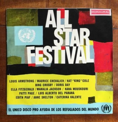 Ella Fitzgerald, Louis Armstrong - All-Star Festival [1963] Vinyl LP Jazz Blues - Image 1 of 2