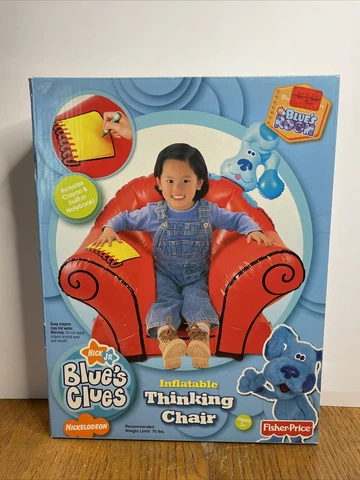 Blue's Clues Inflatable Thinking Chair Steve Nickelodeon New Sealed Cover