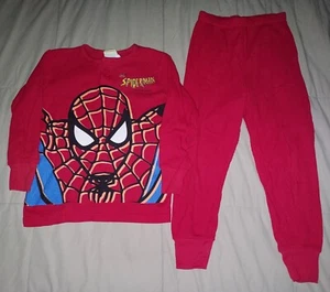 VTG 1997 SPIDER-MAN PAJAMAS SET PANTS SHIRT 8 KIDS 90s YOUTH SLEEP BOYS MARVEL - Picture 1 of 10