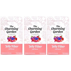 Charming Garden JELLY FIBER Drink Prune 7 Berries Inulin Alfalfa Sugar Free x3 - Picture 1 of 10