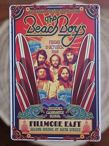 🍀 Blechschild Metallschild Musik Beach Boys Tin Sign - Imagen 1 de 2