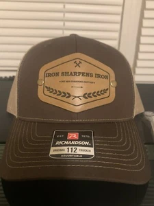 Christian Hat Genuine Leather Patch - Picture 1 of 4