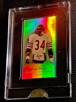 2009 WALTER PAYTON ETOPPS SUPER BOWL CHAMPIONS REFRACTOR UNCIRCULATED BEARS HOF - Image 1 of 4