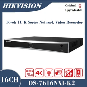 Grabadora de video en red Hikvision DS-7616NXI-K2 16 CANALES 4K 12 MP AcuSense NVR H.265+ - Imagen 1 de 7