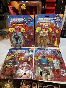 Masters Of The Universe Origins Lot Battle Armor He Man & Skeletor Hordak Clamp