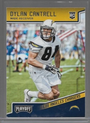 2018 Panini Playoff Rookie Dylan Cantrell #284 Los Angeles Chargers - Image 1 of 2