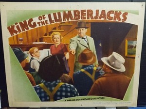 Lobby Card 1940 KING OF THE LUMBERJACKS Gloria Dixon Stanley Fields mob