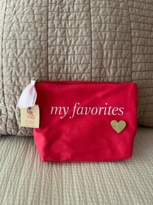 BOLSA DE MAQUILLAJE CLARINS TELA ROJA MIS FAVORITOS NUEVA Foto 1 de 2