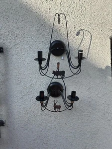 2 APPLIQUES IN FERRO LACCATO - Foto 1 di 1