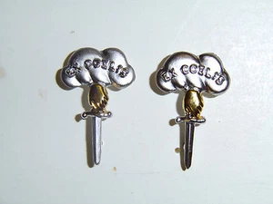 B8815p WW2 Canadian Parachute Paratrooper Collar badges Ex Coelis Canada IR17B - Picture 1 of 3