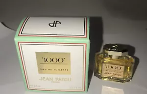 Vintage 1000 Jean Patou Paris Eau de Toilette Mini 1985 France 3.5mls/0.12 fl oz - Picture 1 of 4