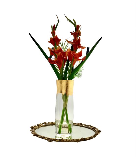Tainrunse Flower Bouquet Sticks Table Centerpiece Decorative Flower Bouquet  Sticks Durable Table Decor Orange