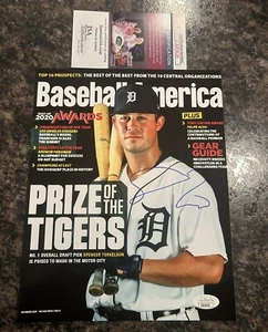Spencer Torkelson Signed Autographed Baseball America 8x10 Photo Cover JSA COA - Picture 1 of 2