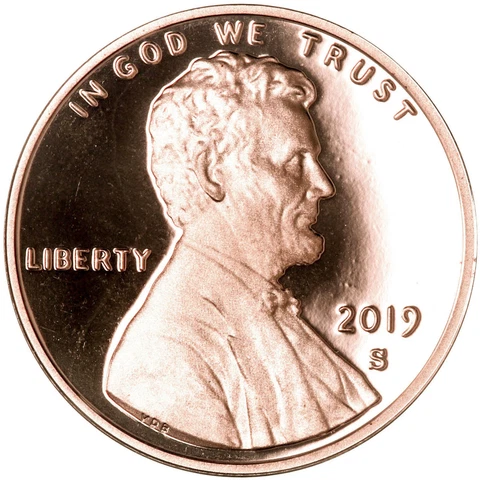 2019 S Lincoln Shield Cent Gem Deep Cameo Proof Penny Cover