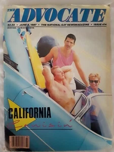 Advocate #474 June 9 1987 FREE SHIPPING Califonia Cruisin' Wendel Howard Cruse - Picture 1 of 10