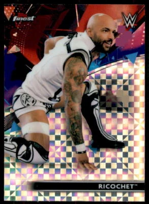 2021 Topps Finest WWE X-Fractors Ricochet #33 - Image 1 of 2