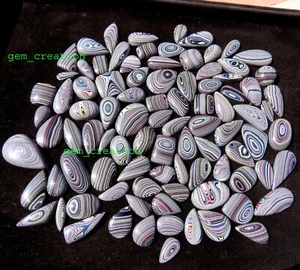 824.90 Karat Fordite Detroit Achat Mix Cabochon Lose Edelsteine (92 Teile Menge) - Picture 1 of 8