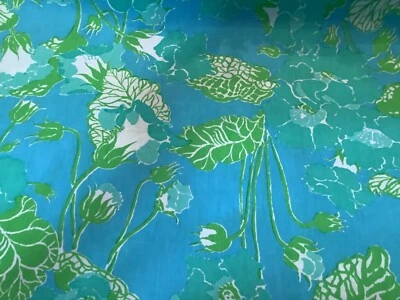 Key West Lilly Pulitzer Hand Print ~MAGPIE by ZUZEK~fabric~ 34 inches ~NOS - Image 1 of 4