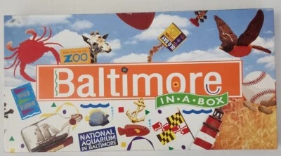 BALTIMORE IN A BOX Board Game by Late for the Sky Production Company Complete - Image 1 of 4