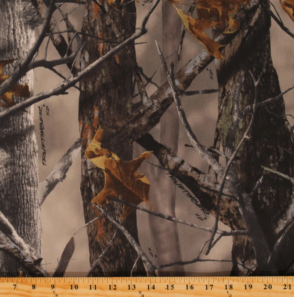 Tela de sarga TrueTimber XD camuflaje hojas peso pato sarga por yarda A509.29 Foto 1 de 1