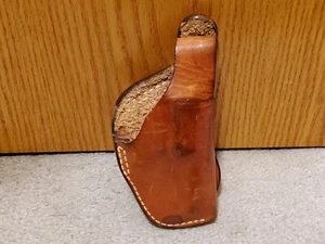 Hidden Thunder #128T Brown Tan Leather Small Revolver Holster Magnolia Arkansas - Picture 1 of 7