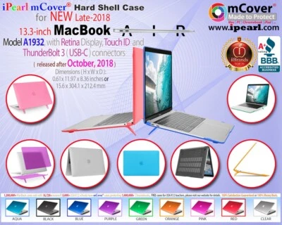 mCover® HARD CASE for 13.3" MacBook Air A1932 A2179 A2337 w/ Retina display & M1 - Image 1 of 4