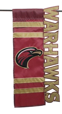 Bandera de jardín Monroe de la Universidad de Louisiana con licencia de la NCAA College Sports Warhawks Foto 1 de 4