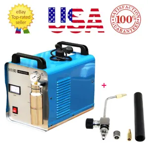 USA 95L Oxygen Hydrogen HHO Gas Flame Generator Polish Machine + 2 Gas Torches - Picture 1 of 17