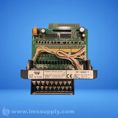 AUTOMATION DIRECT D3-16ND2-1 Input Module, 24VDC USIP - Image 1 of 4