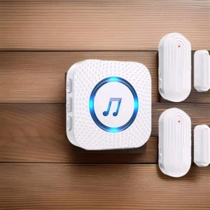 Door Chime, Wireless Door Sensor Chime When Door Opens,Door Entry Alarm... - Picture 1 of 3