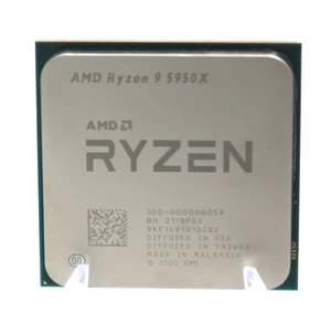 Processeur de bureau AMD Ryzen 9 5950X (3,4 GHz, 16 cœurs, socket AM4) - Photo 1/2