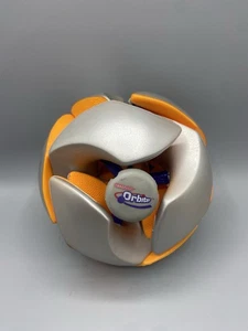 Hoberman Orbitador Color Bola Volteadora BALLO Juego Juguete Usado en Excelente Condición Naranja Plata Y2K - Imagen 1 de 15