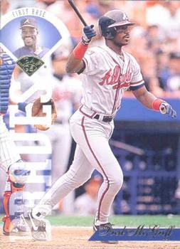 1995 Leaf #232 Fred McGriff - Image 1 of 2