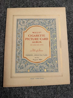 Full Set L25 Wills Modern Architecture 1931 Cards In Album - Excellent+ - Image 1 of 4