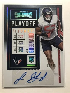 Jon Greenard 2020 Contenders ROOKIE RC PLAYOFF TICKET AUTO SP TEXANS VIKINGS /99 - Picture 1 of 2