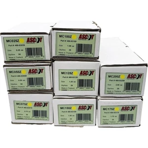 Ascot MC Style Coated Zinc Clip-On Wheel Weight Bundle .25oz-2.00oz (8 Items) - Picture 1 of 1