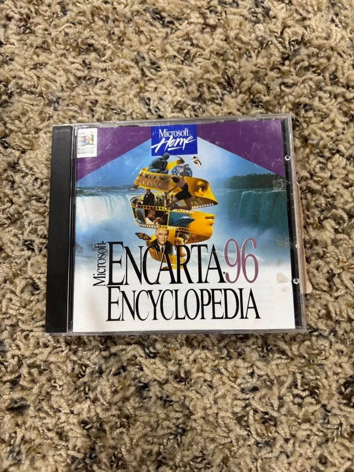 Microsoft Encarta 96 Encyclopedia CD-Rom for Windows 95  Vintage - Image 1 of 1