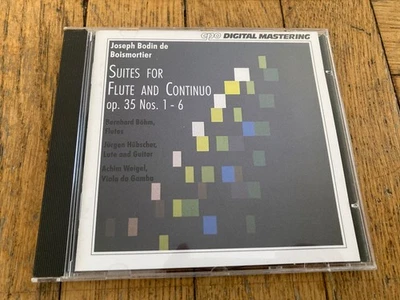 Boismortier: Suites for Flute and Continuo Op 35 Nos. 1-6 Bohm (CD, 1989, CPO) - Image 1 of 3