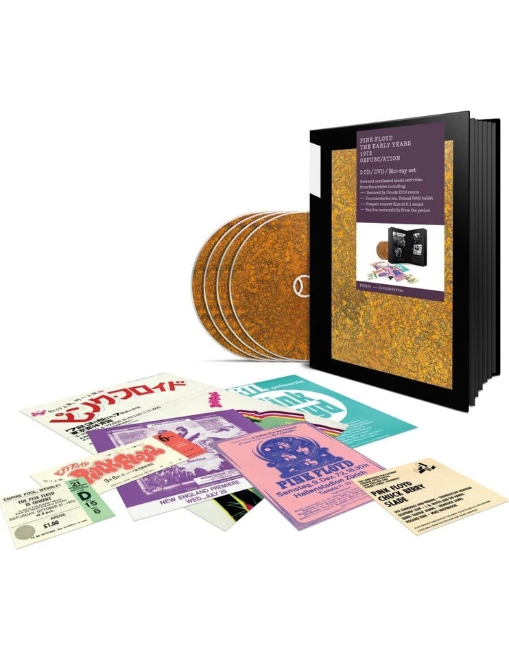 Coffret 2CD + DVD + Blu-Ray Pink Floyd "1972 OBFUSC / ATION" Sous Blister - Photo 1/3