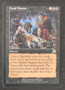 Head Games Onslaught MP Magic: The Gathering TCG Card Rare - Picture 1 of 3