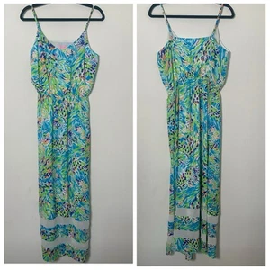 Maxi Vestido Lilly Pulitzer Talla Grande Deanna Sea Soiree Vacaciones Beach Island Resort - Imagen 1 de 10