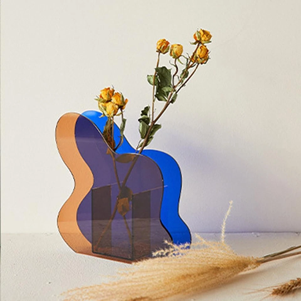 Flower Vase Modern Novelty Nordic Floral Decor Decorative Planter Gift - Image 1 of 1