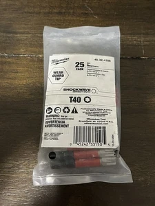 Milwaukee Tool 48-32-4188 Shockwave 2" Impact Torx T40 Power Bits (25 Pk) - Picture 1 of 2